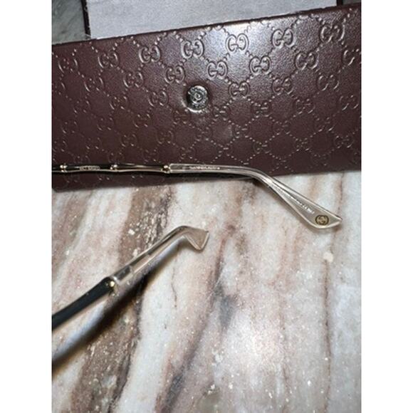 Gucci Bamboo Cat Eye Sunglasses With Case RARE - Picture 8 of 15